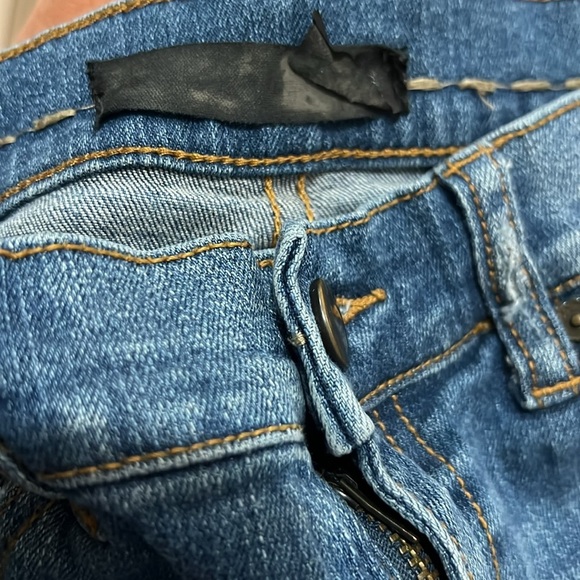 Joes Jeans Girls Liam Slight Distressed Straight Leg Vintage Y2K Blue - Picture 11 of 14